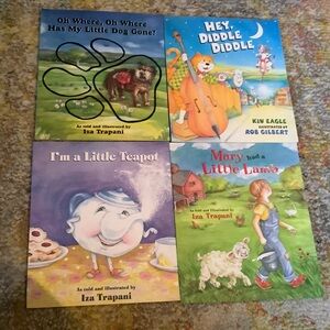 Set of 4 Nursery Rhymes Books